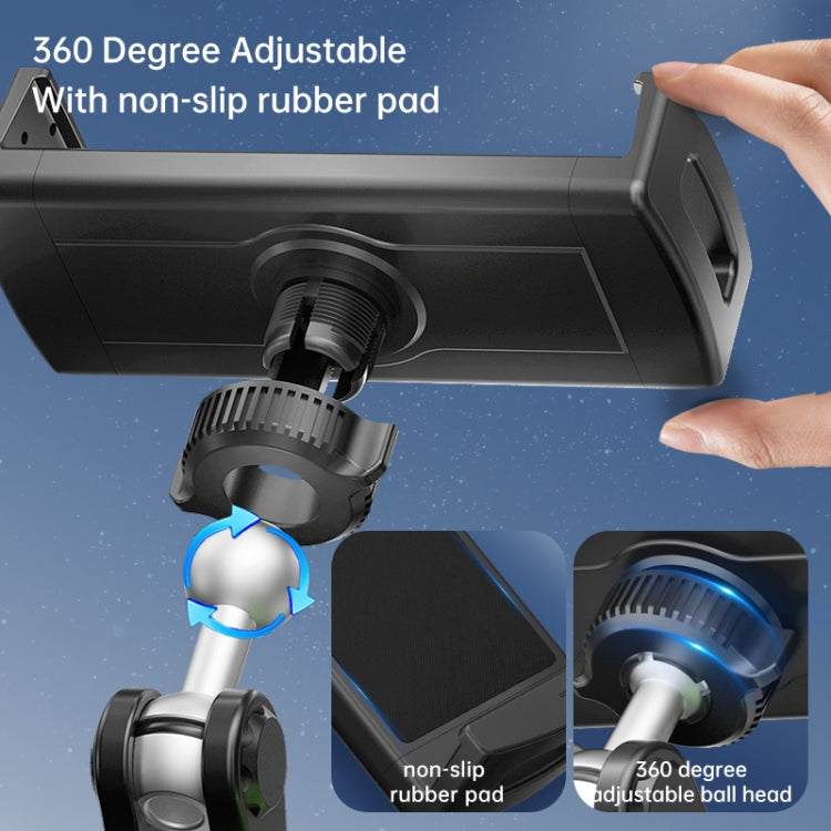 UBA-P1L Car Flexible Tablet Suction Cup Clamp Holder with Extension Rod without Remote Control