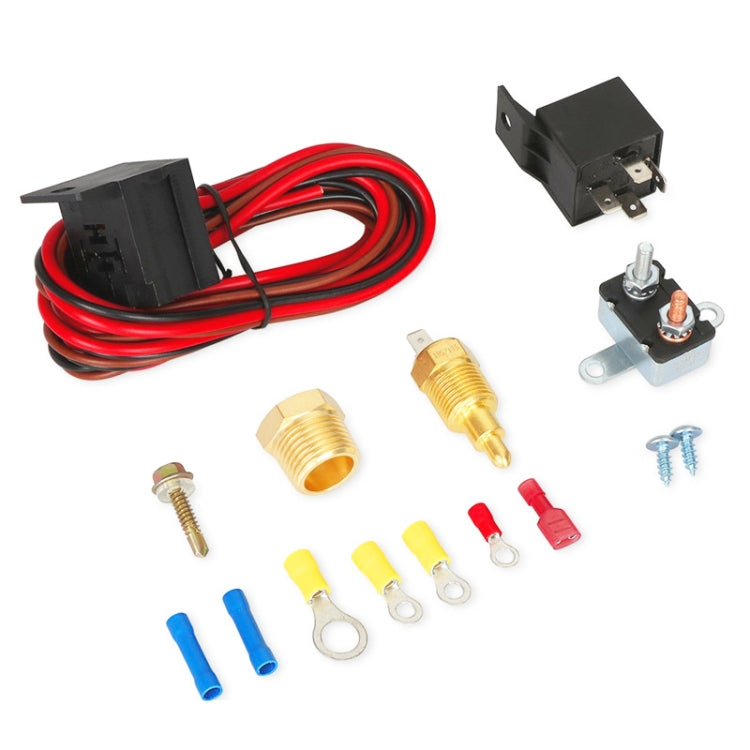 Car Temperature Sensor Switch Electric Cooling Fan Thermostat Wire Harness Assembly