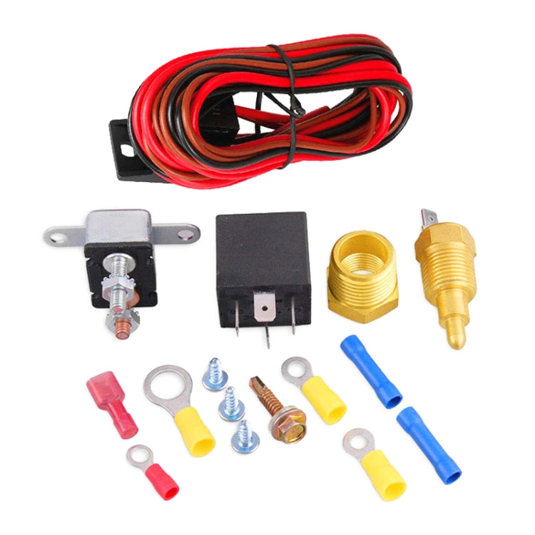 Car Temperature Sensor Switch Electric Cooling Fan Thermostat Wire Harness Assembly