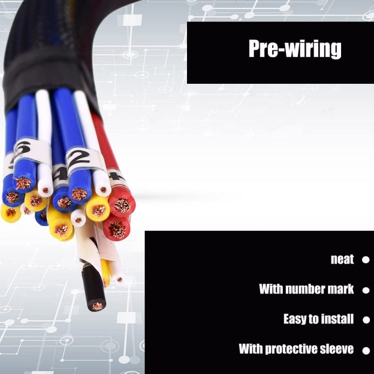 12V 5 Pin Car 6 Slots Waterproof Relay Fuse Box with Cable