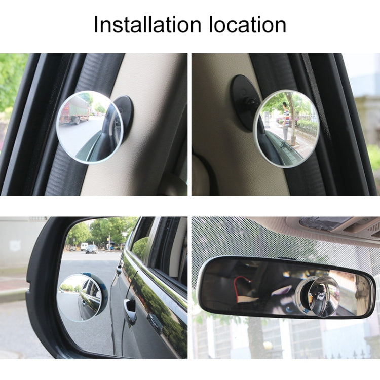 Car Borderless Reversing Auxiliary Blind Spot Mirror