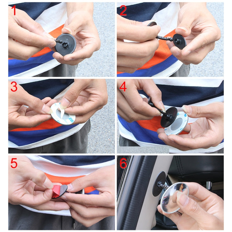Car Borderless Reversing Auxiliary Blind Spot Mirror