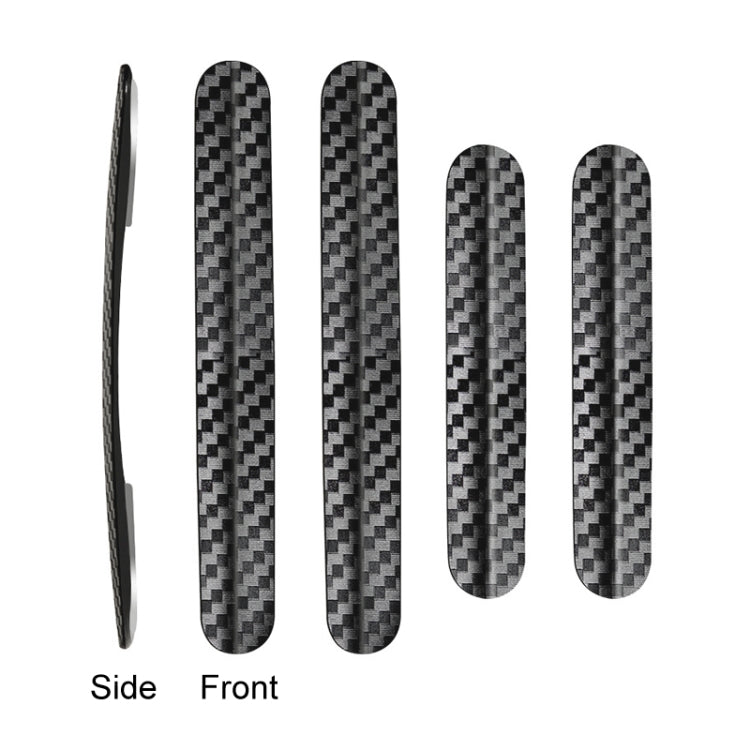 4 in 1 Car Door Anti-Static PC Carbon Fiber Anti-Collision Strip