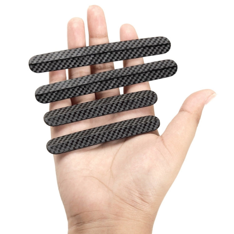4 in 1 Car Door Anti-Static PC Carbon Fiber Anti-Collision Strip