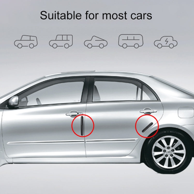 4 in 1 Car Door Anti-Static PC Carbon Fiber Anti-Collision Strip