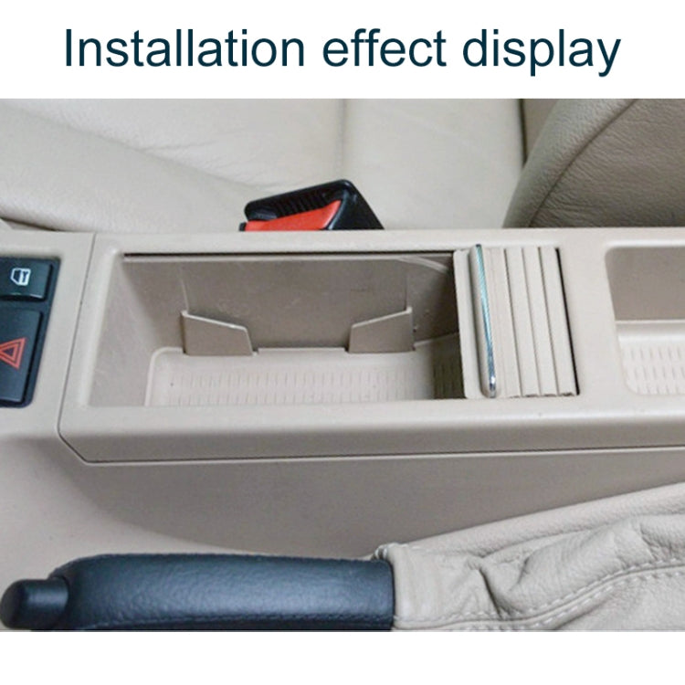 For BMW 3 Series E46 Car Center Console Water Cup Holder Cover