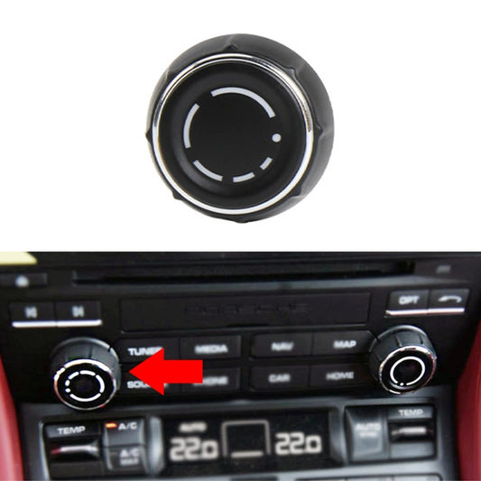 For Porsche Cayenne Car Left CD Player Volume Adjustment Knob Cover 97064292901