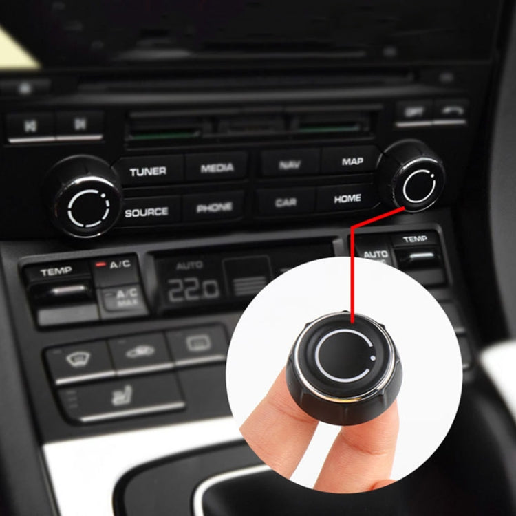 For Porsche Cayenne Car Left CD Player Volume Adjustment Knob Cover 97064292901