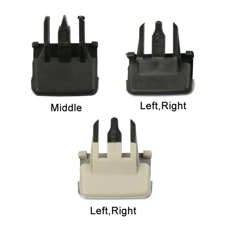 For Toyota Corolla Left-hand Drive Car Left and Right Air Conditioning Air Outlet Paddle, For Toyota Corolla (Black), For Toyota Corolla (Beige)