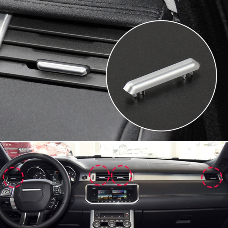 Air Outlet Adjustment Electroplating Strip for Land Rover Range Rover Evoque 2012-2019, Left Driving