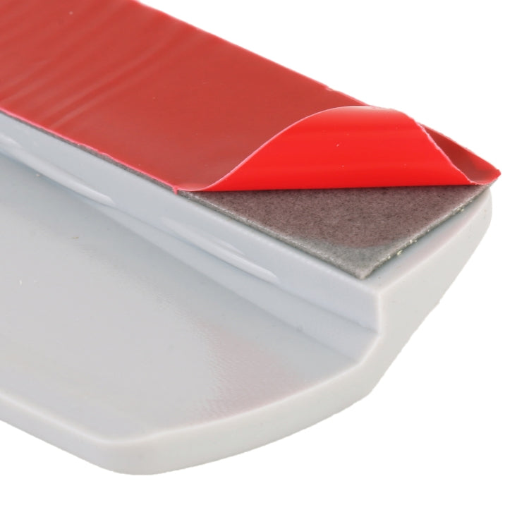 1 Pair Car Carbon Fiber Silicone Bumper Strip, Style: Short