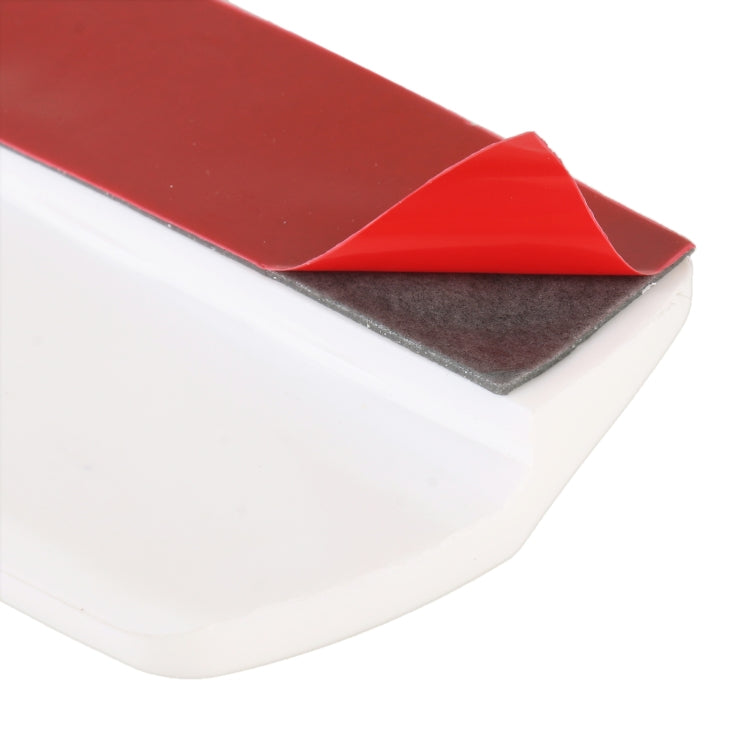 1 Pair Car Solid Color Silicone Bumper Strip, Style: Long, Solid Color
