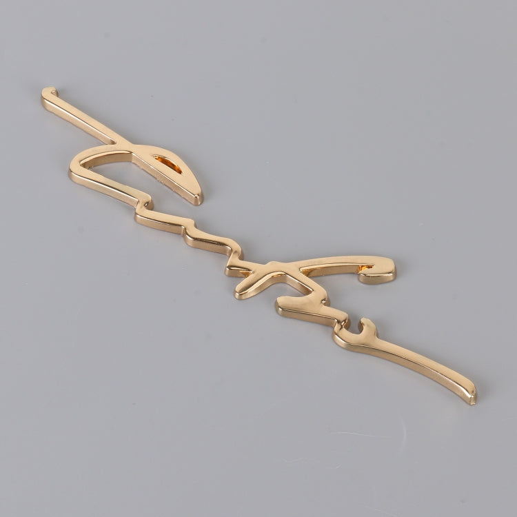 Car Personalized Aluminum Alloy Decorative Stickers, Size: 16x3.5x04cm