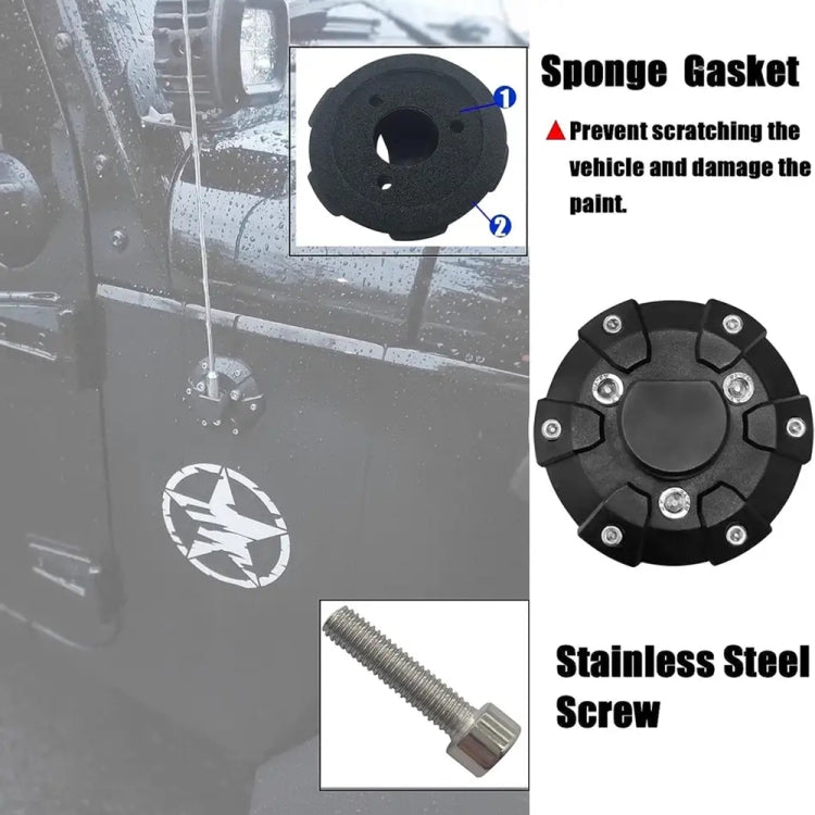 Car Antenna Base Mount Accessories for Jeep Wrangler