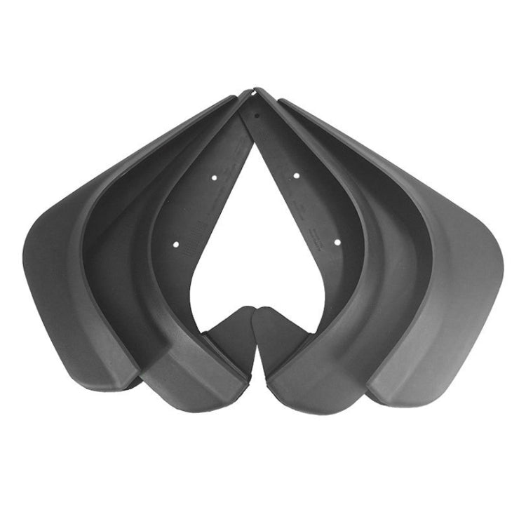 4pcs Car Auto Universal Soft Plastic Splash Flaps Mudguards Fender Guard