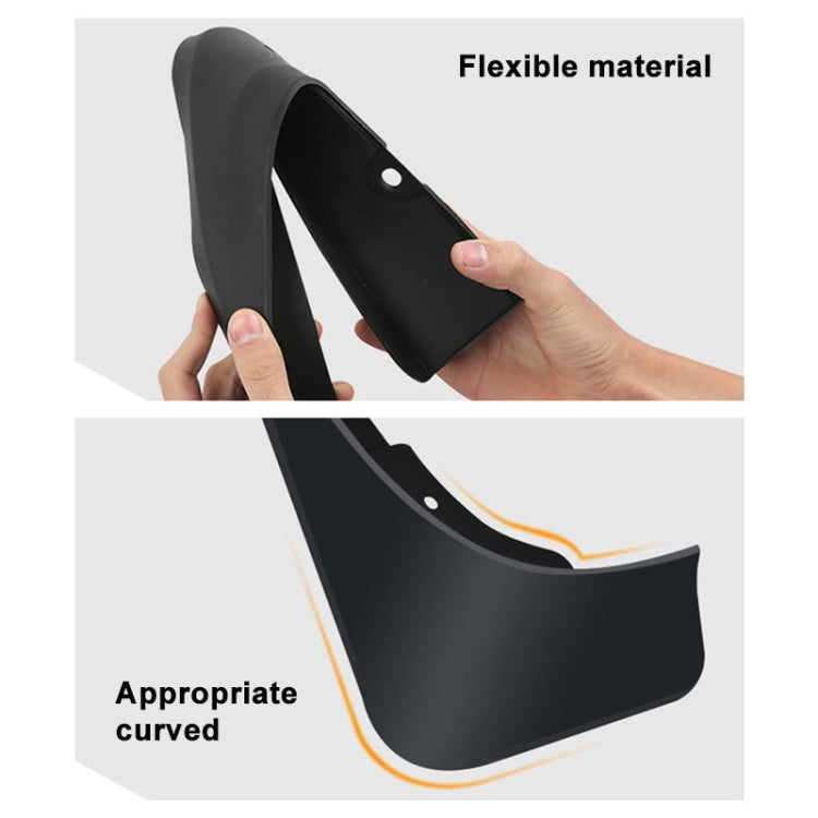 For Nissan Note E11 / LIVINA 2005-2009 4pcs/Set Car Auto Soft Plastic Splash Flaps Fender Guard