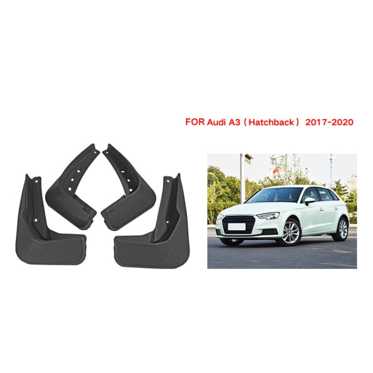 For Audi A3 Hatchback 2017-2020 4pcs/Set Car Auto Soft Plastic Splash Flaps Fender Guard