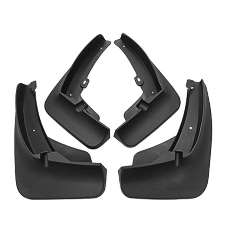 For Volkswagen Touareg 2019 4pcs/Set Car Auto Soft Plastic Splash Flaps Fender Guard