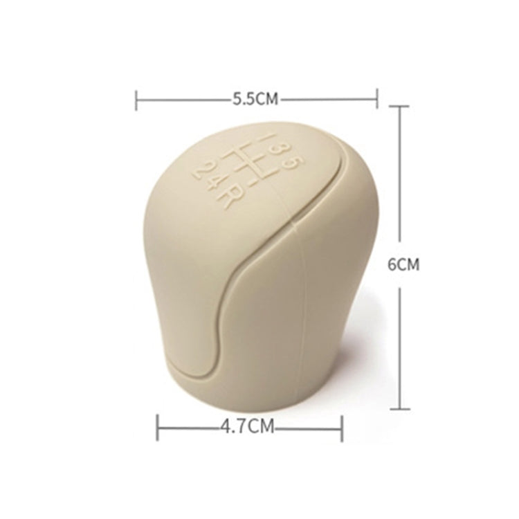 For Ford Car Silicone Dustproof Shift Knob Gear Protective Cover