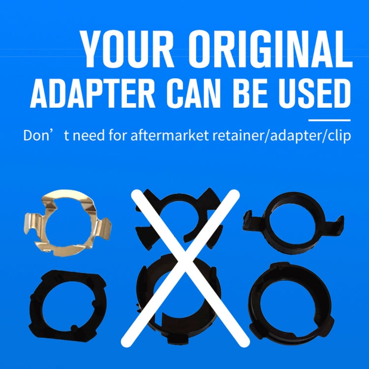 1 Pair H7 Car LED Headlights LED Fog Light