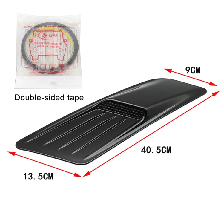 HD-713 1 Pair Car Hood Decorative Stickers Fender Air Vents Sticker