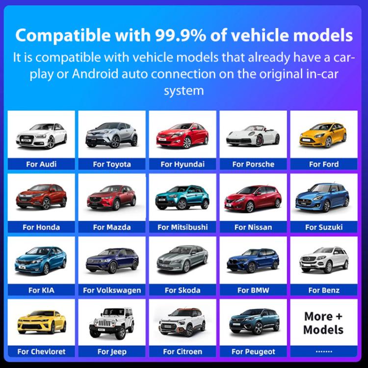 Car Intelligent AI Box Original Car Wired to Wireless Android Auto