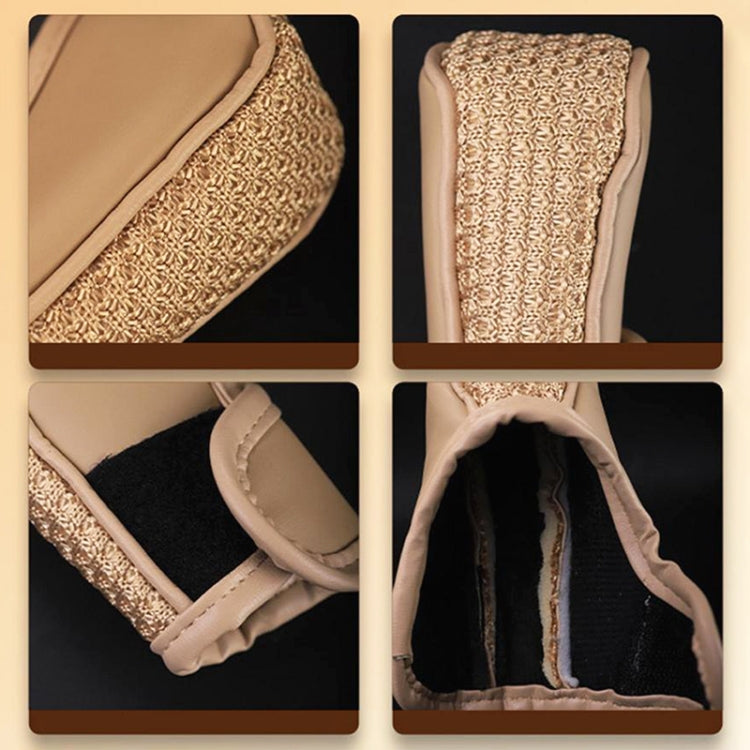 Universal Car PU + Ice Silk Gear Shift Knob Protective Cover