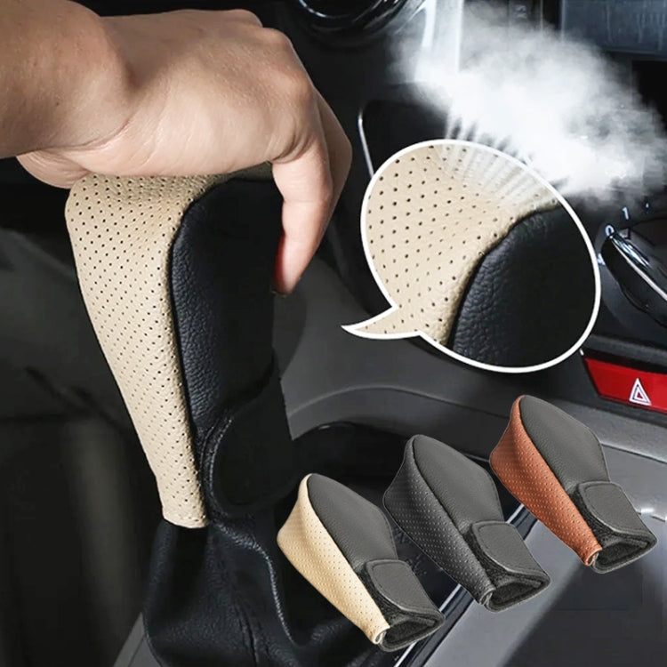 Universal Car PU Leather Gear Shift Knob Protective Cover