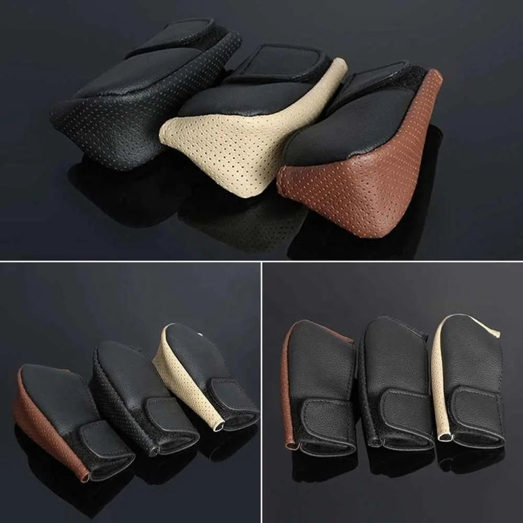 Universal Car PU Leather Gear Shift Knob Protective Cover