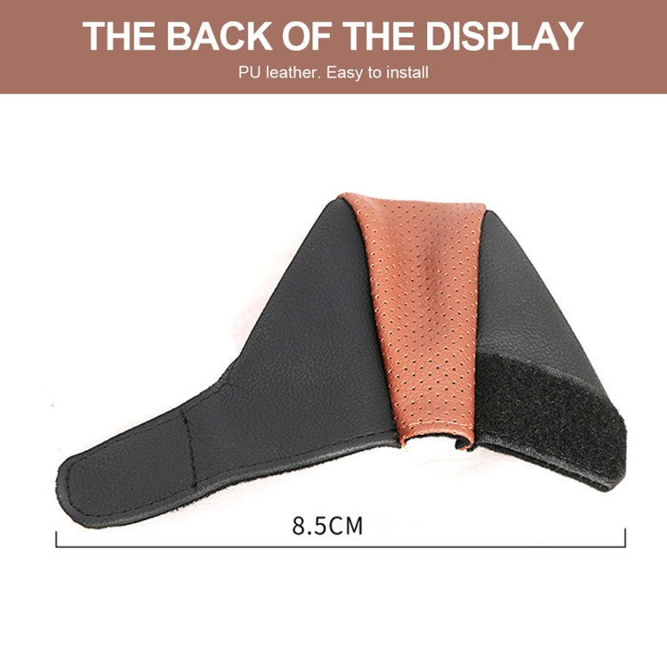 Universal Car PU Leather Gear Shift Knob Protective Cover