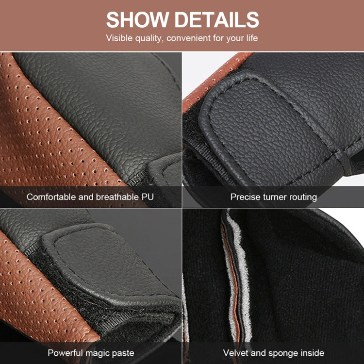 Universal Car PU Leather Gear Shift Knob Protective Cover