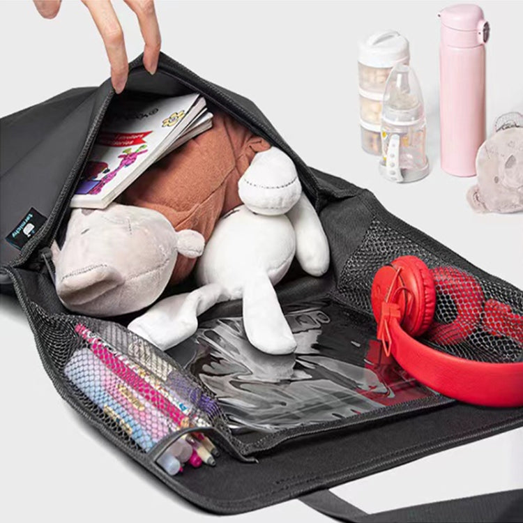 Car Rear Seat Oxford Cloth Storage Bag Car Seat Back Anti-kick Pad