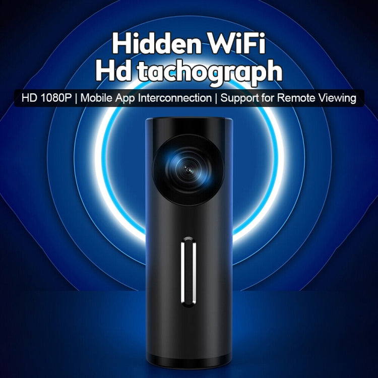 Car 1080P HD WiFi Driving Recorder, Supports Mobile APP Link & Automatic Loop Recording
