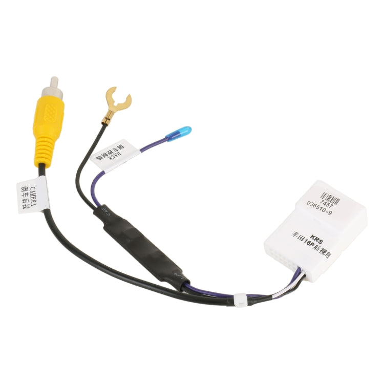 For Toyota 2008-2012 Car Rear View Camera 16 Pin Video Output Adapter Cable