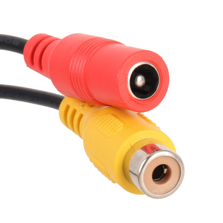 Car Rear View Camera 4 Pin Male to CVBS RCA Female Video Adapter Cable