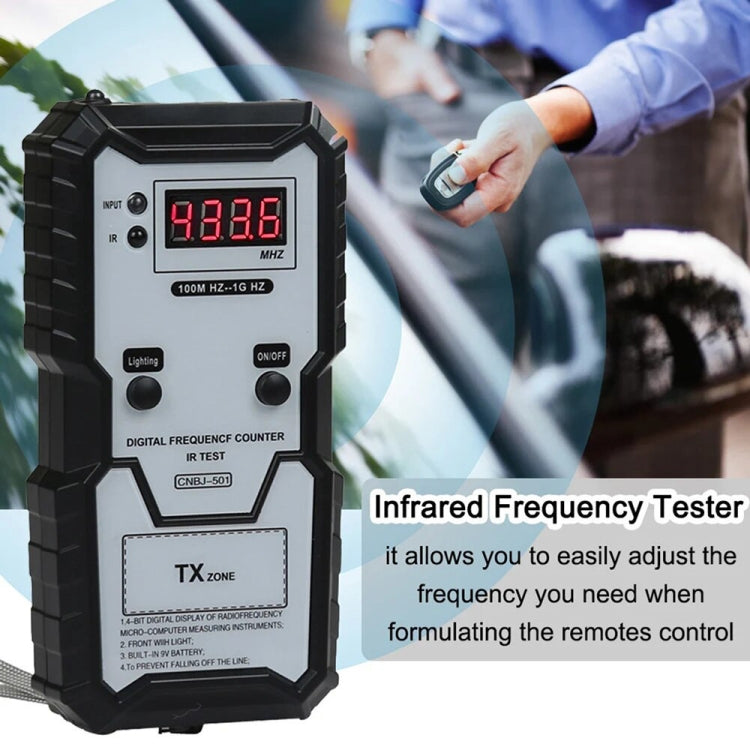CNBJ-501 100M-1GHz Infrared Frequency Tester