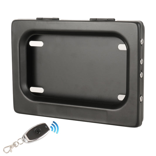 US Motorcycle License Plate Cover Frame Roller Blind License Plate Bracket