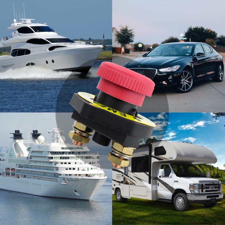 12V / 24V Car Modified Power Ignition Switch With Terminal Block Battery Isolation Power Disconnect Switch 52-45749