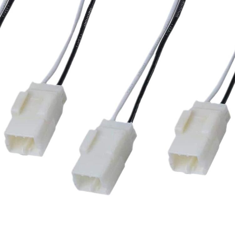 4pcs Speaker Wire Harness Adapter Car Audio Connector Cable for Jeep / Chrysler / Dodge