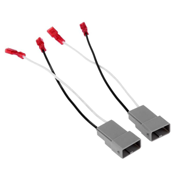 2pcs Speaker Wire Harness Adapter Audio Connector Cable for Honda Accord
