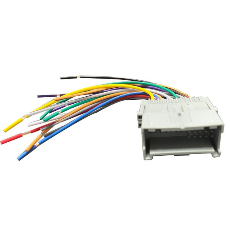 Car Stereo Radio Wiring Pigtail Harness for GMC, Power Cable for GMC + ACC + Antenna Adapter