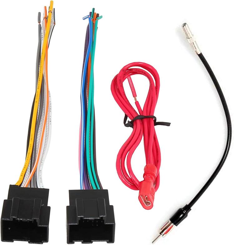Stereo Radio Wiring Harness with Antenna Adapter for Chevrolet Captiva / GMC