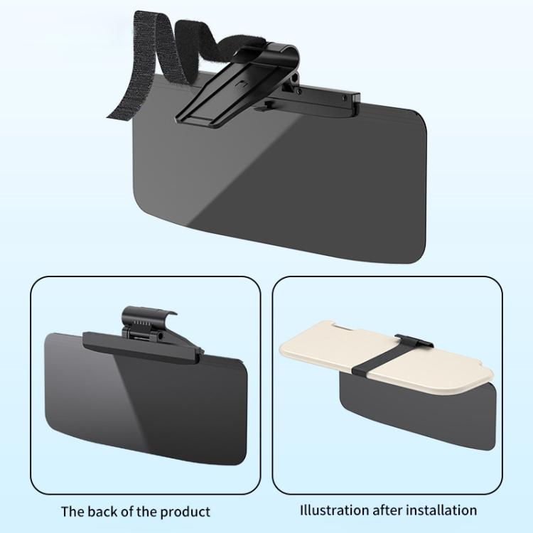 SHUNWEI SD-2302 Car Sun Visor Day Night Anti Glare Visor Adjustable Visor Protection Mirror