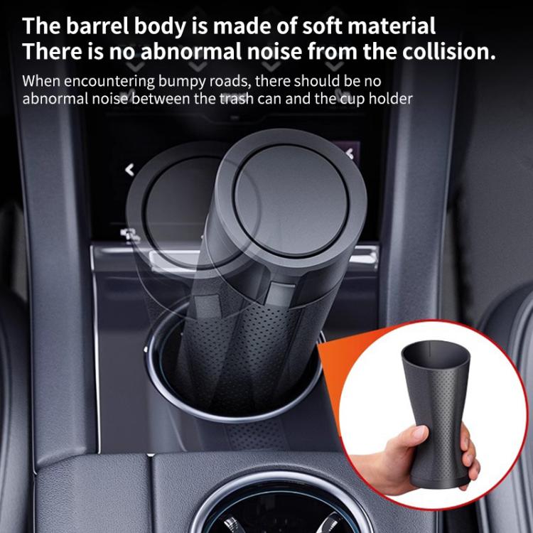SHUNWEI SD-1612 Car Trash Can Portable Soft Cup-Shaped Waste Bin for Vehicles