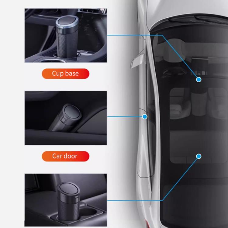 SHUNWEI SD-1612 Car Trash Can Portable Soft Cup-Shaped Waste Bin for Vehicles