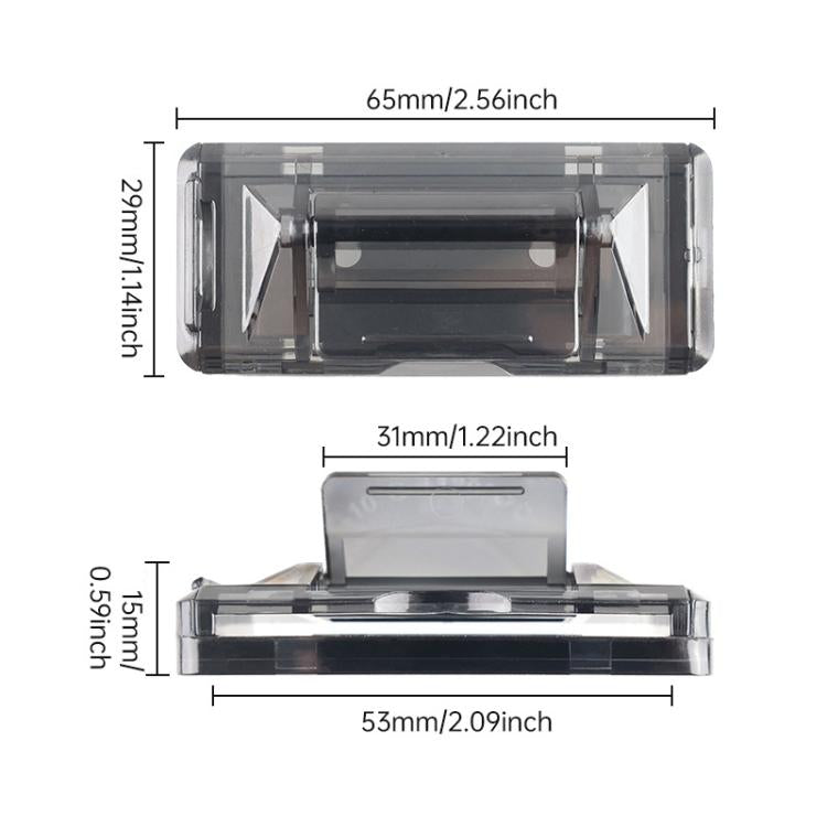 SHUNWEI SD-1405 1 Pair Car Safety Stopper Buckle Seat Belt Clip