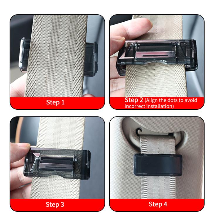 SHUNWEI SD-1405 1 Pair Car Safety Stopper Buckle Seat Belt Clip