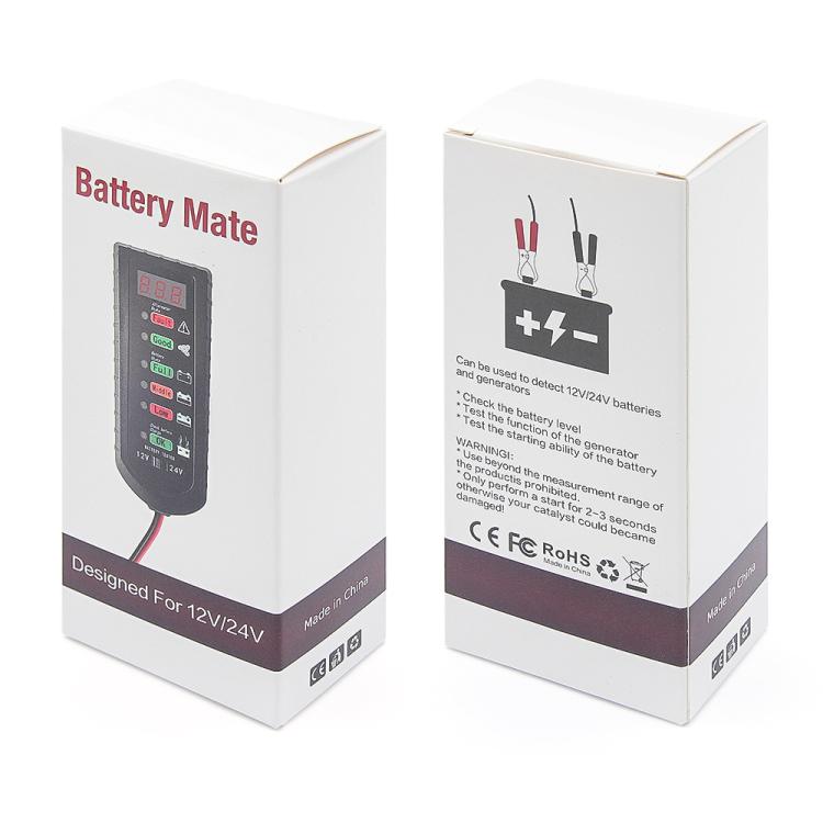 12V / 24V Automotive Battery Voltage Tester
