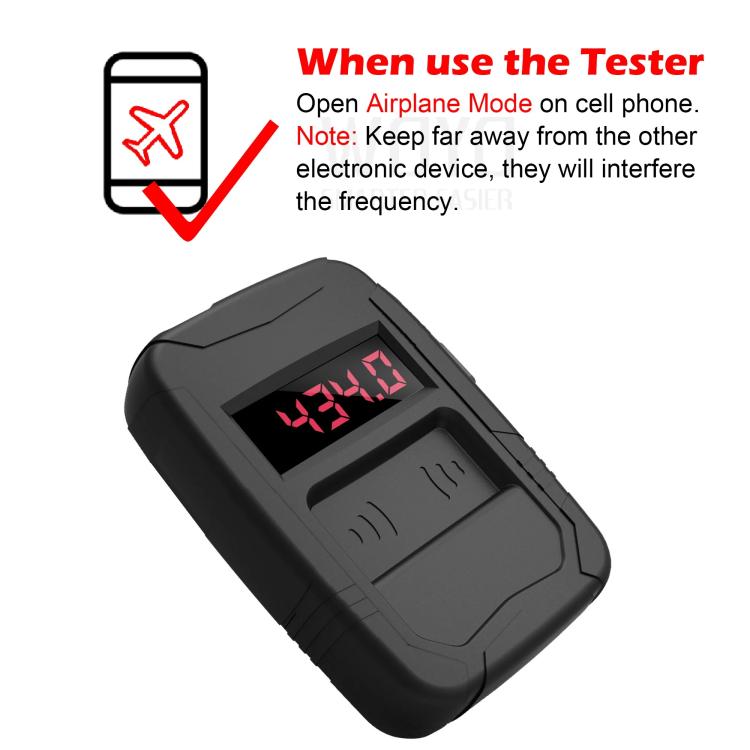 WOYO PL001 Car Remote Control Tester 10-1000MHZ RF IR Infrared Wireless Digital Frequency Tester for Truck Door Key Remote Clone