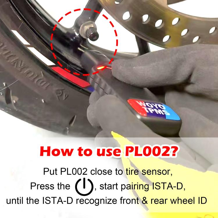 WOYO PL002 Tire Pressure Sensor Activation Tool For BMW Motorcycle